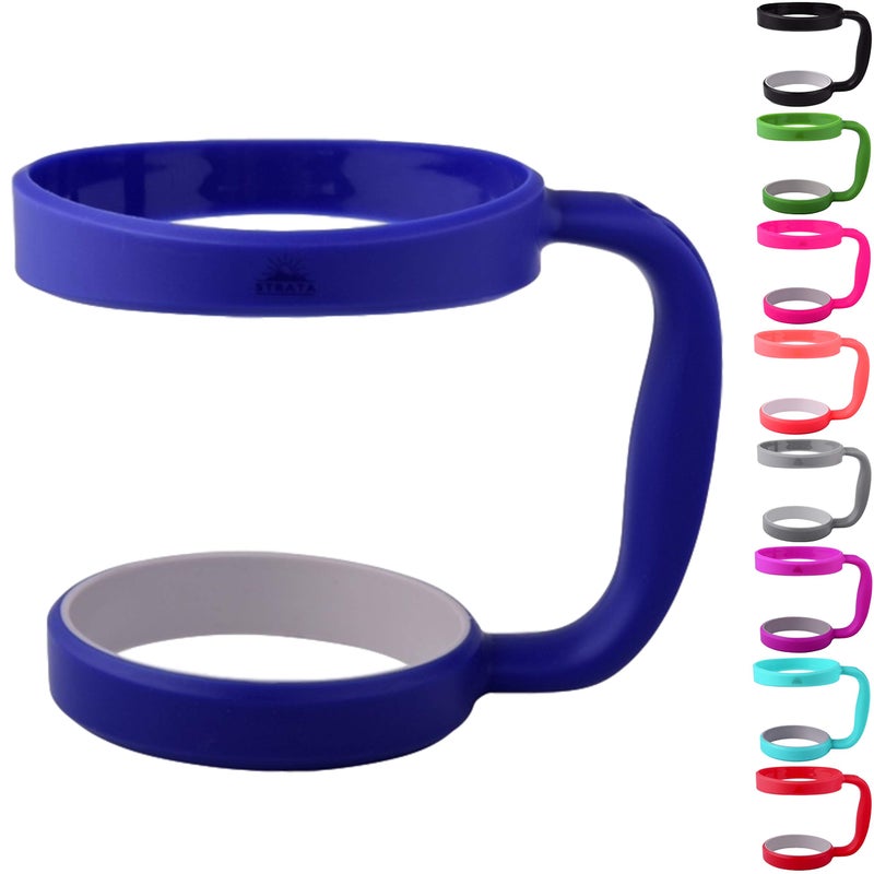 STRATA CUPS 30oz Tumbler Handle (ROYAL BLUE) Available For 30oz YETI Tumbler, OZARK TRAIL, Rambler Tumbler - BPA FREE - Image 1